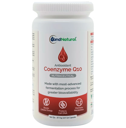6th and Natural Coenzyme Q10 Veg Softgel Capsule - Classic Derma