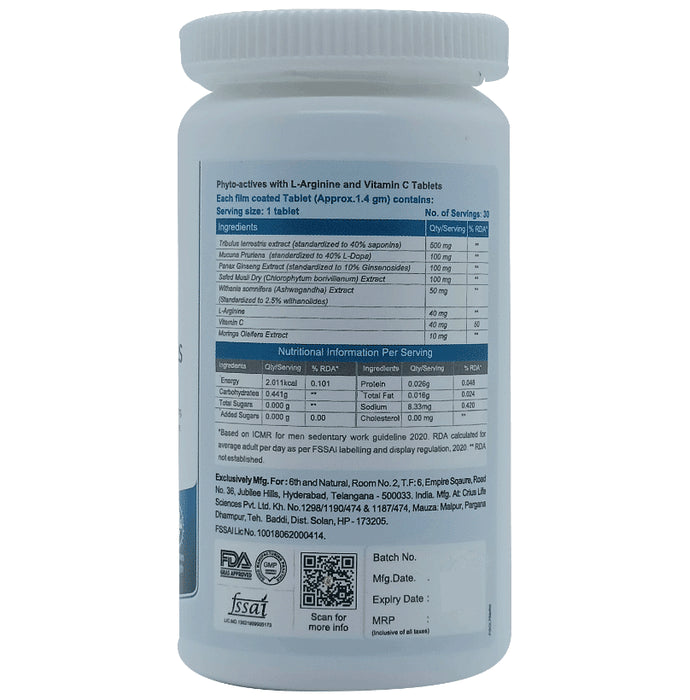 6th and Natural Tribulus Plus Tablet