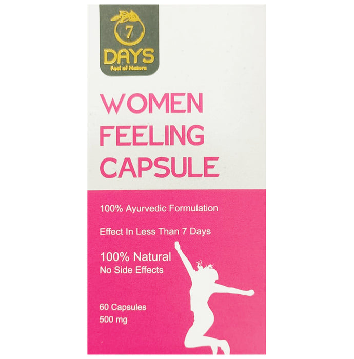 7Days 100% Organic & Natural Women Feeling Veggie Capsule - Classic Derma