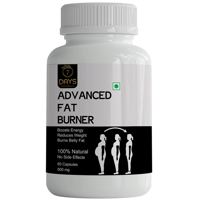 7Days Fat Burner Advanced Formula 500mg Capsule - Classic Derma