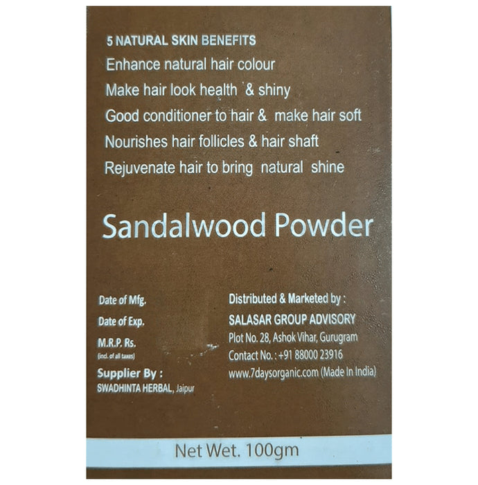 7Days Sandalwood Powder