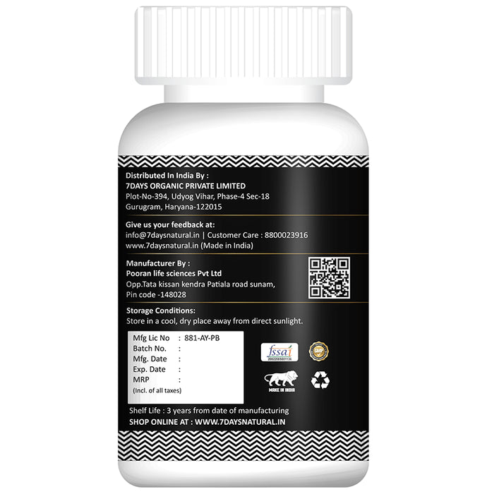 7Days Shilajit 500mg Capsule