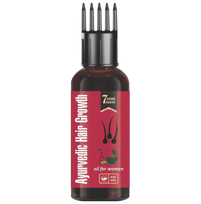 7Herbmaya Ayurvedic Hair Growth Oil for Women - Classic Derma