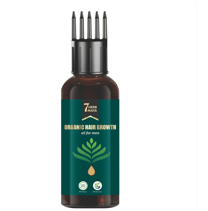7Herbmaya Organic Hair Growth Oil for Men - Classic Derma