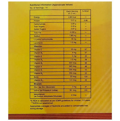 A to Z NS+ | Multivitamin and Multimineral Oral Drops Oral Drops Mango