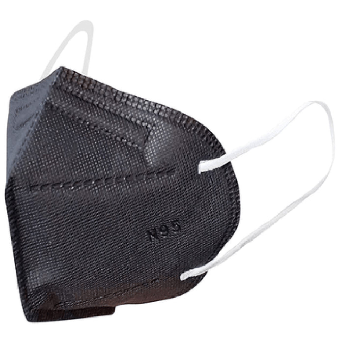 7 Shield 5 Layered N 95 Mask Black - Classic Derma