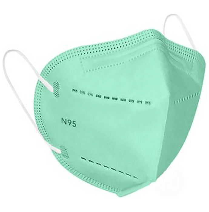 7 Shield 5 Layered N 95 Mask Green - Classic Derma