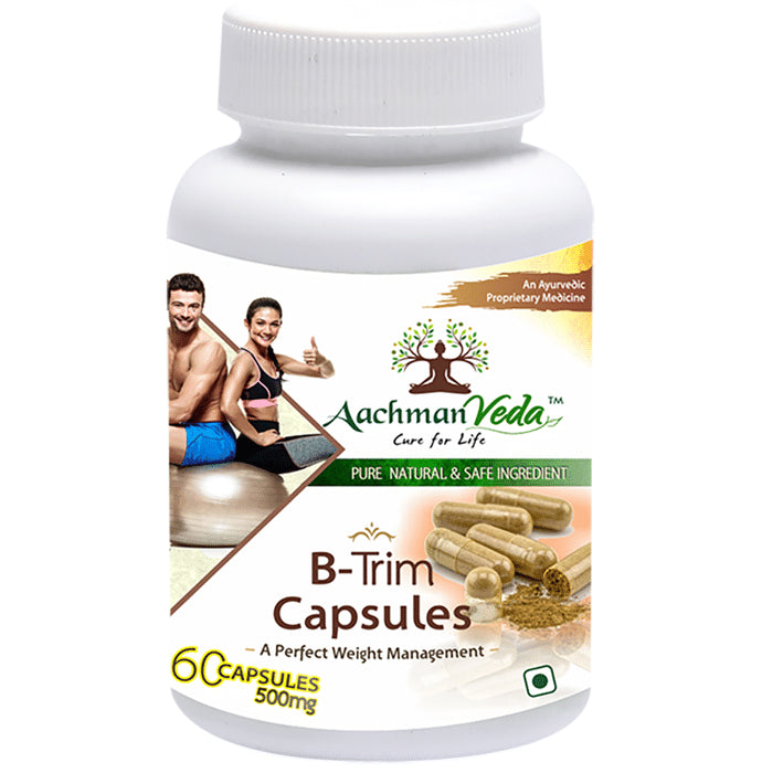 Aachman Veda A Perfect Weight Management B-Trim 500mg Capsule (60 Each)