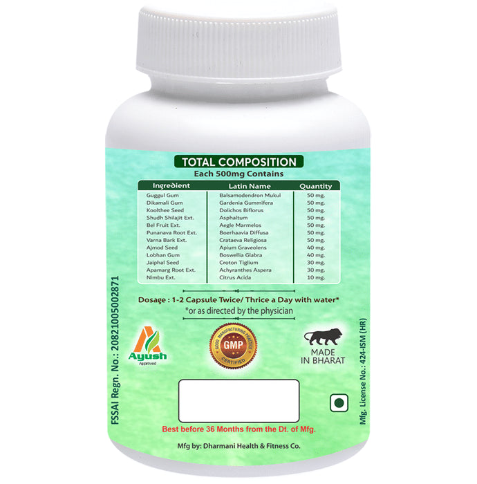 Aachman Veda A Perfect Weight Management B-Trim 500mg Capsule (60 Each)