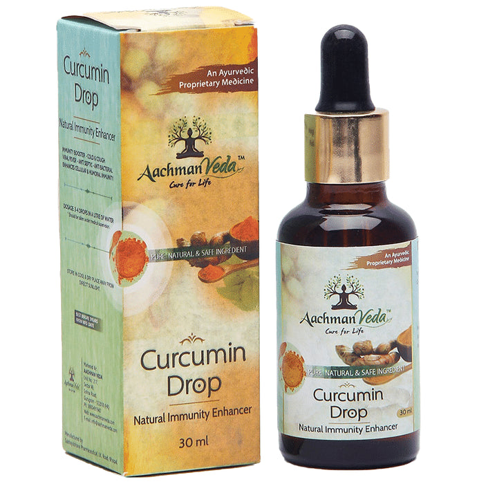 Aachman Veda B-Trim Capsule with Aachman Veda Curcumin Drop 30ml Free