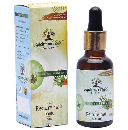 Aachman Veda B-Trim Capsule with Aachman Veda Recure Hair Tonic 30ml Free
