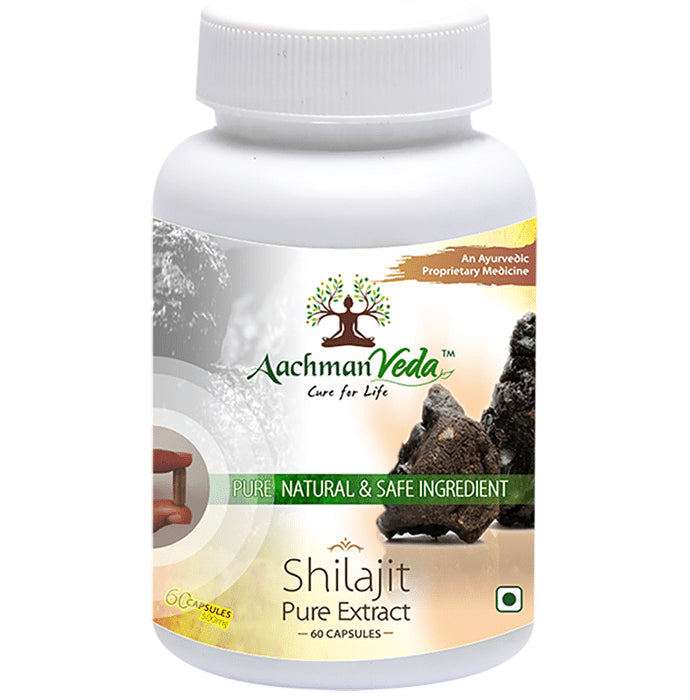 Aachman Veda Shilajit Pure Extract Capsule (60 Each)