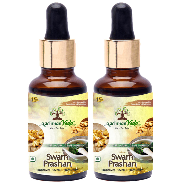 Aachman Veda Swarn Prashan (15ml Each) - Classic Derma