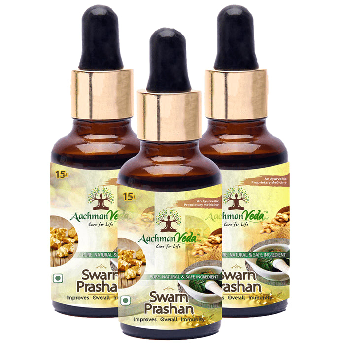 Aachman Veda Swarn Prashan (15ml Each) - Classic Derma