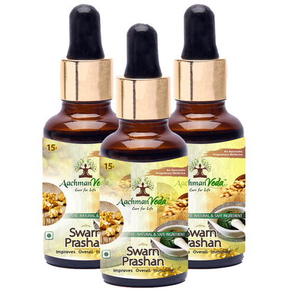 Aachman Veda Swarn Prashan (15ml Each) - Classic Derma