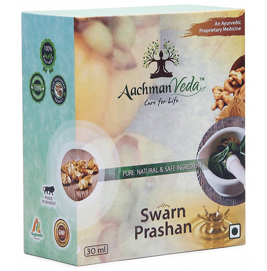 Aachman Veda Swarn Prashan Ayurvedic Immunity Booster for Children - Classic Derma