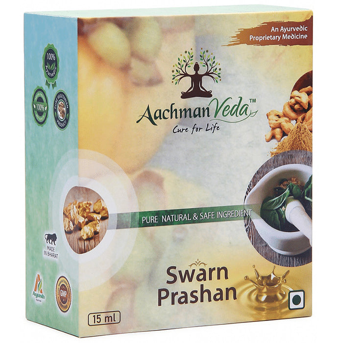 Aachman Veda Swarn Prashan Ayurvedic Immunity Booster for Children - Classic Derma