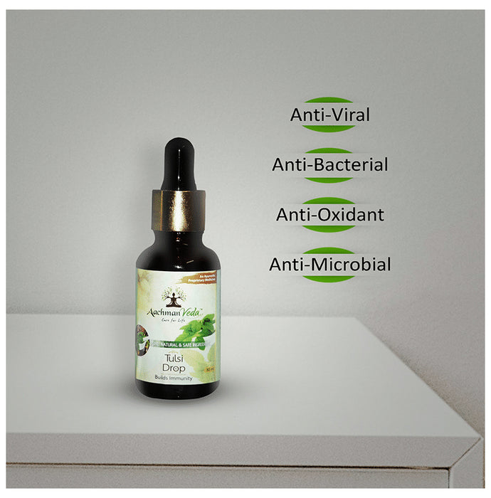 Aachman Veda Tulsi Drop Builds Immunity (30ml Each)