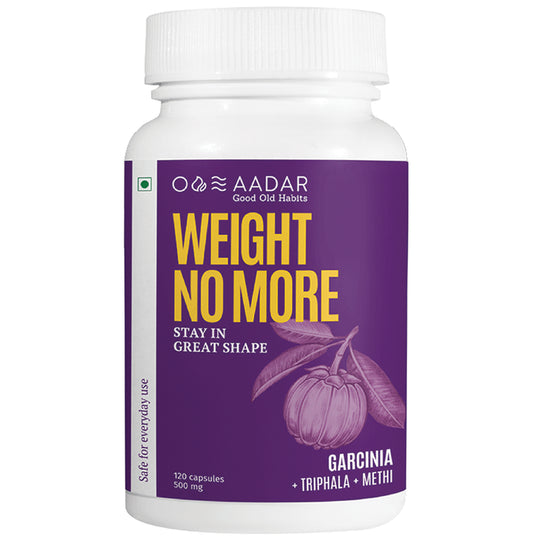 Aadar Weight No More 500mg Capsule (120 Each) - Classic Derma
