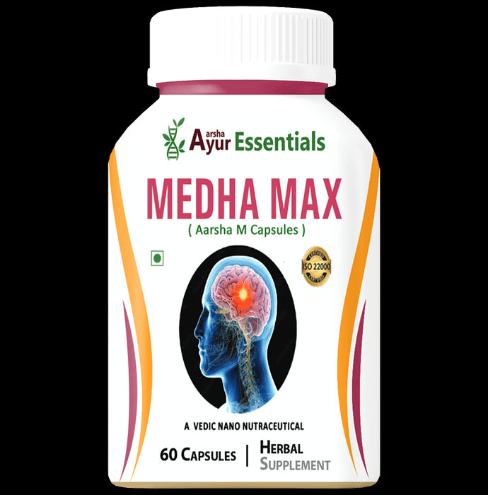 Aarsha Ayur Essentials Medha Max Capsule - Classic Derma