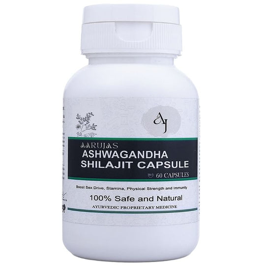 Aarujas Ashwagandha Shilajit Capsule - Classic Derma