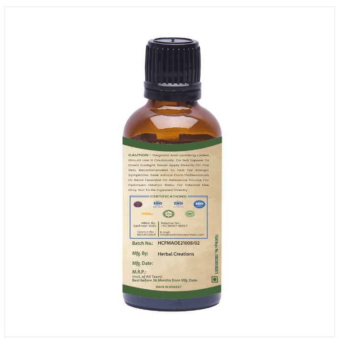 Aashman Ayurveda 100% Pure Steam Distilled Essential Oil (50ml Each) Tea Tree