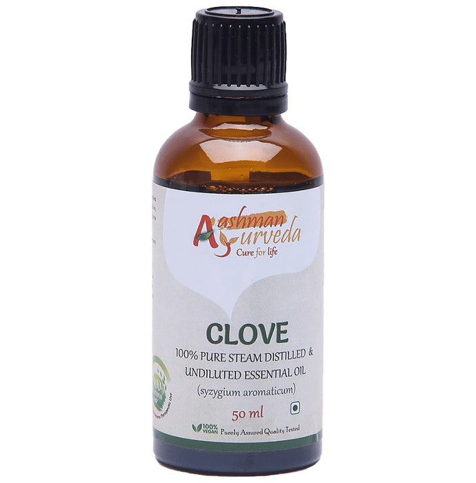 Aashman Ayurveda 100% Pure Steam Distilled Essential Oil Clove