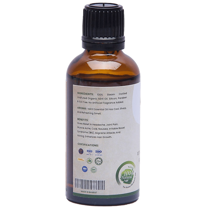 Aashman Ayurveda 100% Pure Steam Distilled Essential Oil Mint