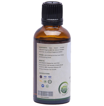 Aashman Ayurveda 100% Pure Steam Distilled Essential Oil Mint