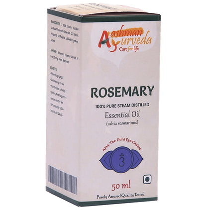 Aashman Ayurveda 100% Pure Steam Distilled Essential Oil Rosemary - Classic Derma