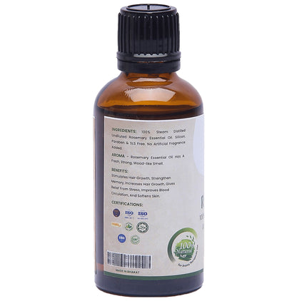 Aashman Ayurveda 100% Pure Steam Distilled Essential Oil Rosemary