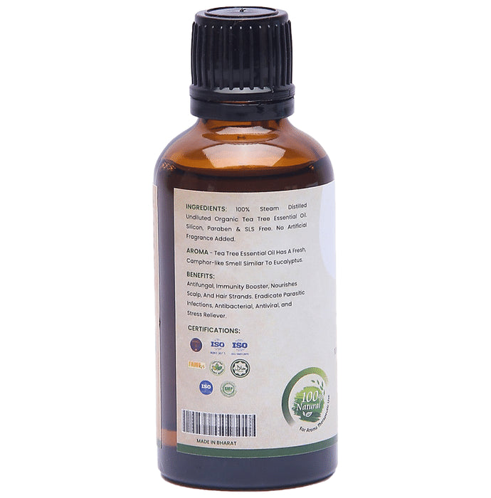 Aashman Ayurveda 100% Pure Steam Distilled Essential Oil Tea Tree