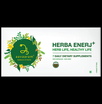 Aavaaram Herba Enerj+ Veg Capsule - Classic Derma