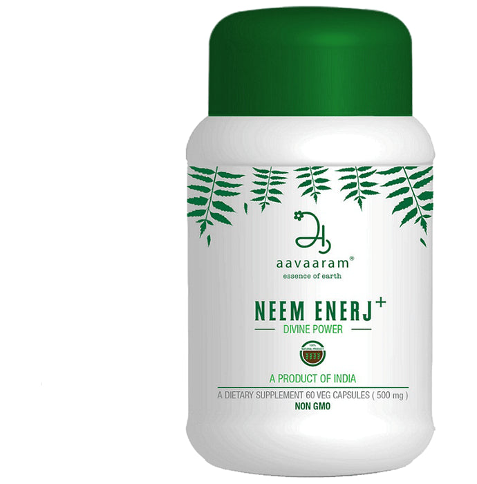 Aavaaram Neem Enerj+ 500mg Veg Capsule - Classic Derma
