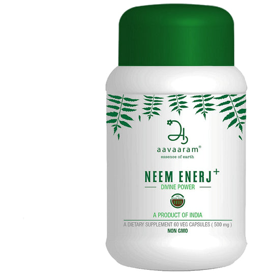 Aavaaram Neem Enerj+ 500mg Veg Capsule - Classic Derma