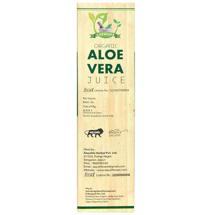 Aayulife Organic Aloe Vera Juice