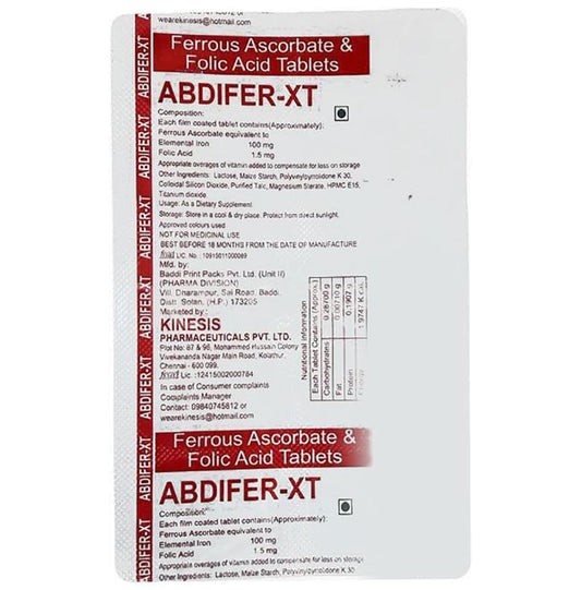 Abdifer XT Tablet - Classic Derma