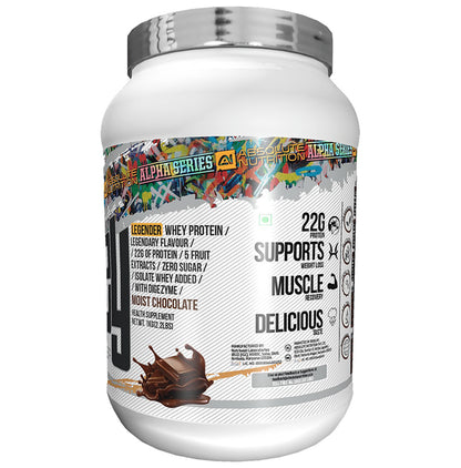 Absolute Nutrition Legender Whey Protein Powder Moist Chocolate