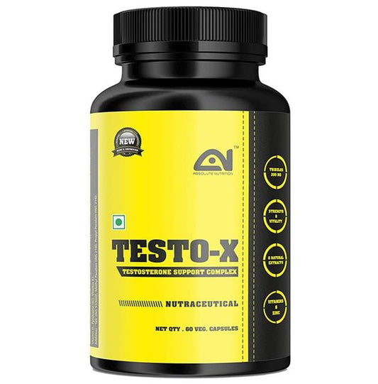 Absolute Nutrition Testo-X Veg Capsule - Classic Derma