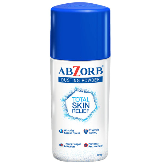 Abzorb Anti Fungal Dusting Powder | Absorbs Excess Sweat | Controls Itching | Derma Care | Manages Fungal Infections - Classic Derma