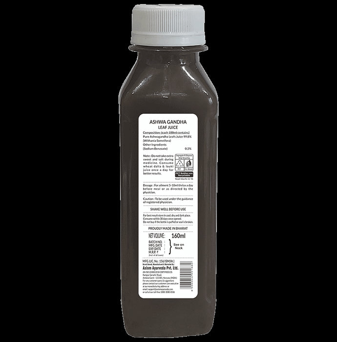 Axiom Jeevan Ras Ashwagandha Leaf Juice No Added Sugar