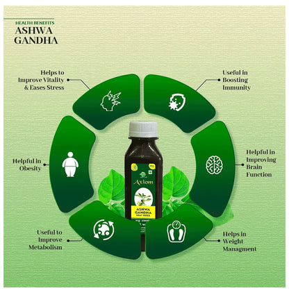 Axiom Jeevan Ras Ashwagandha Leaf Juice No Added Sugar