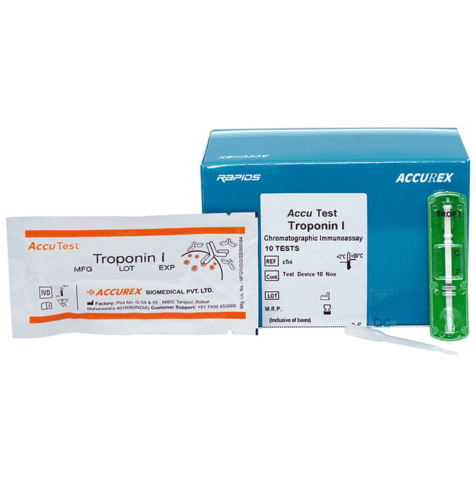 Accurex Accu Test Troponin I Test Kit