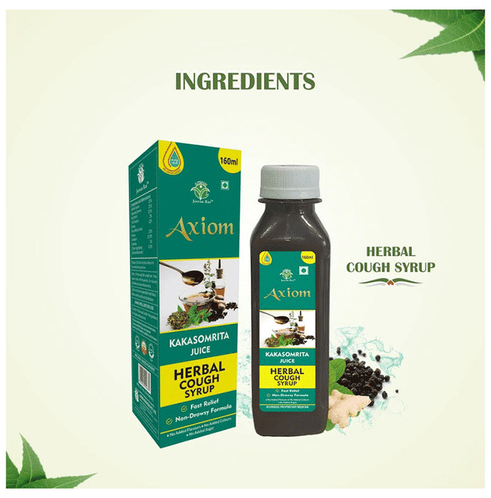 Axiom Jeevan Ras Kakasomrita Juice Herbal Cough Syrup