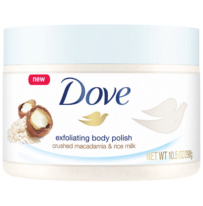 Dove Exfoliating Body Polish Crushed Macadamia and Rice Milk - Classic Derma