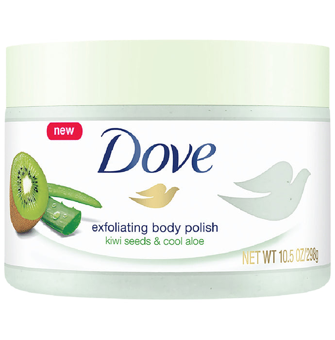 Dove Exfoliating Body Polish Kiwi Seeds and Cool Aloe - Classic Derma