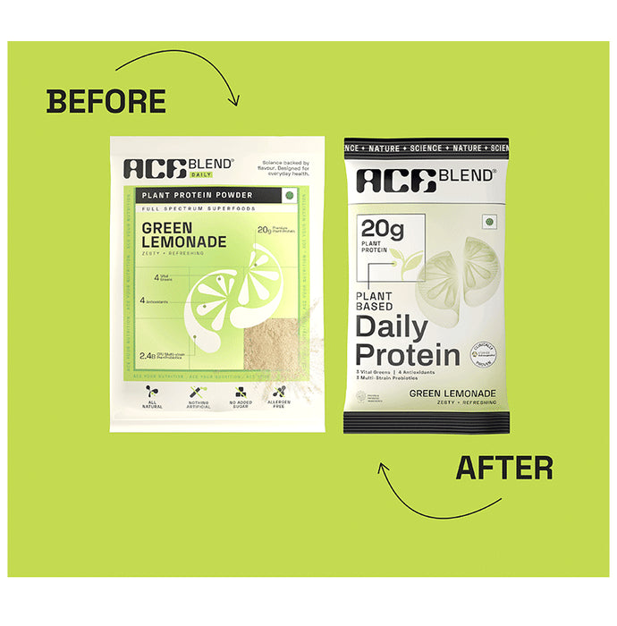 Ace Blend Plant Based Daily Protein Green Lemonade