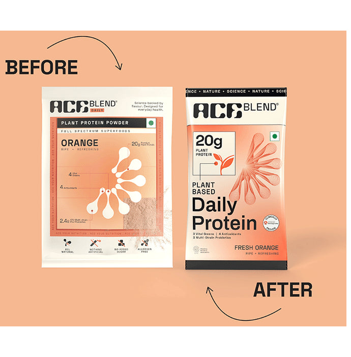 Ace Blend Plant Based Daily Protein Orange