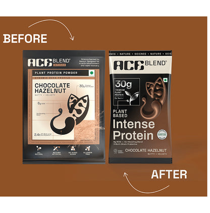 Ace Blend Plant Based Intense Protein Chocolate Hazelnut