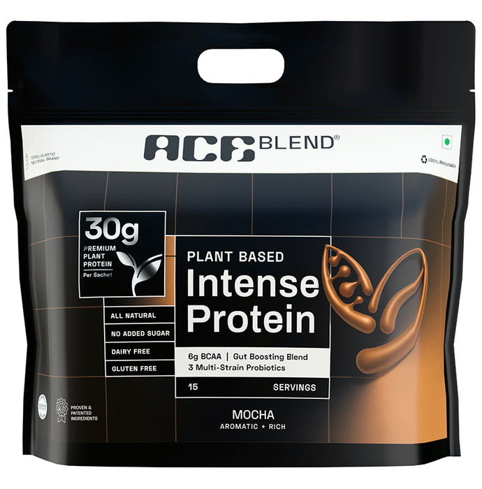 Ace Blend Plant Based Intense Protein Mocha - Classic Derma
